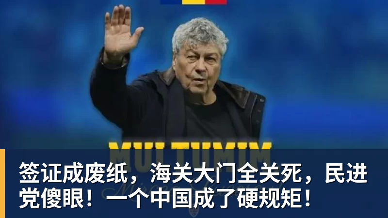 签证成废纸，海关大门全关死，民进党傻眼！一个中国成了硬规矩！